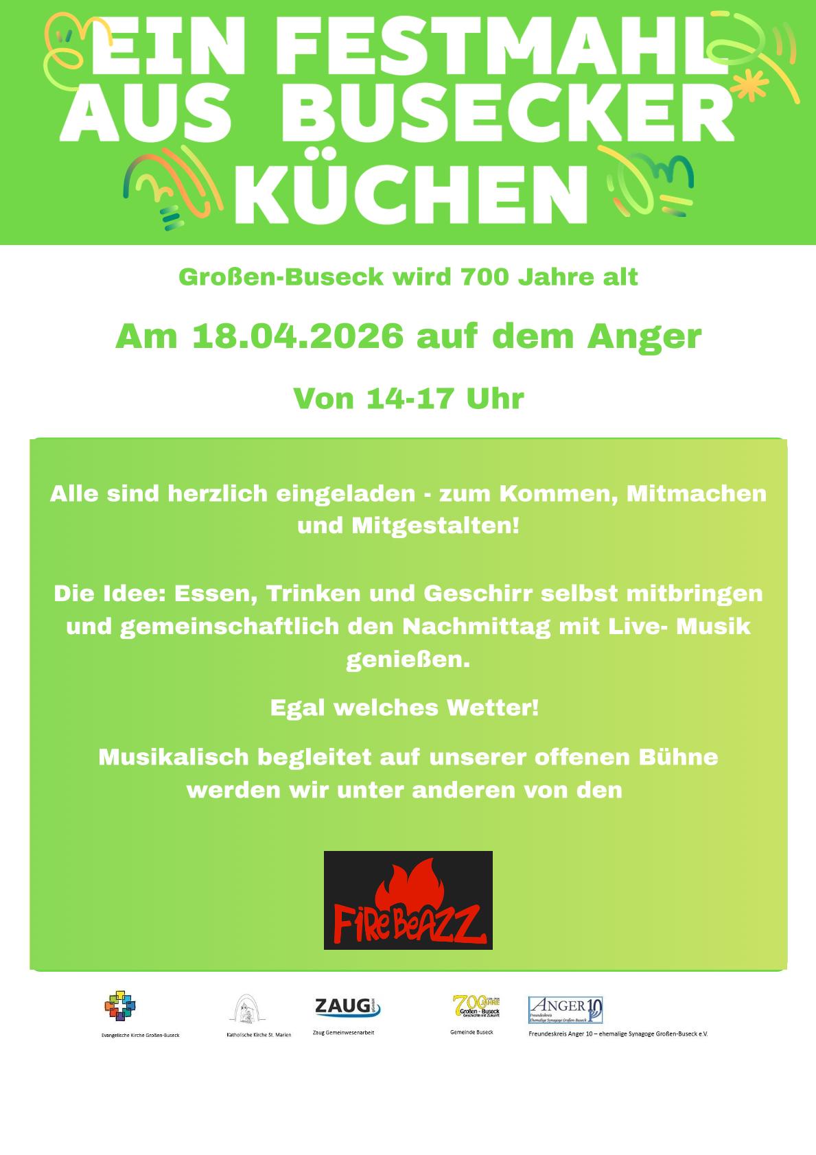 Ein Festmahl aus Busecker Küchen